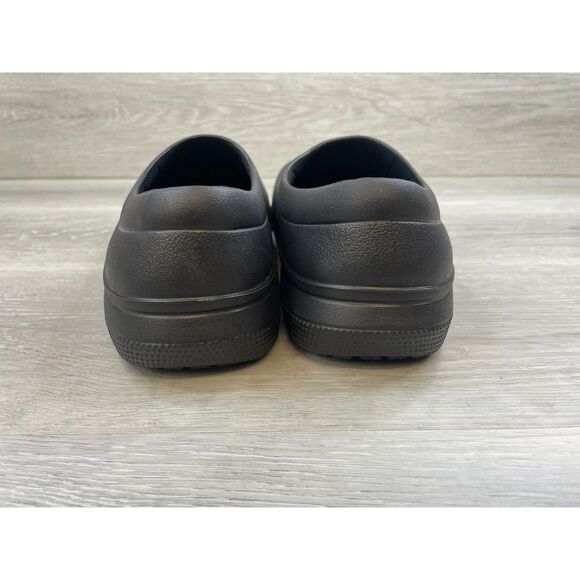 Crocs Neria Pro II LiteRide Women's Clog Work Rubber 8 Black Comfort Shoes - Picture 4 of 11